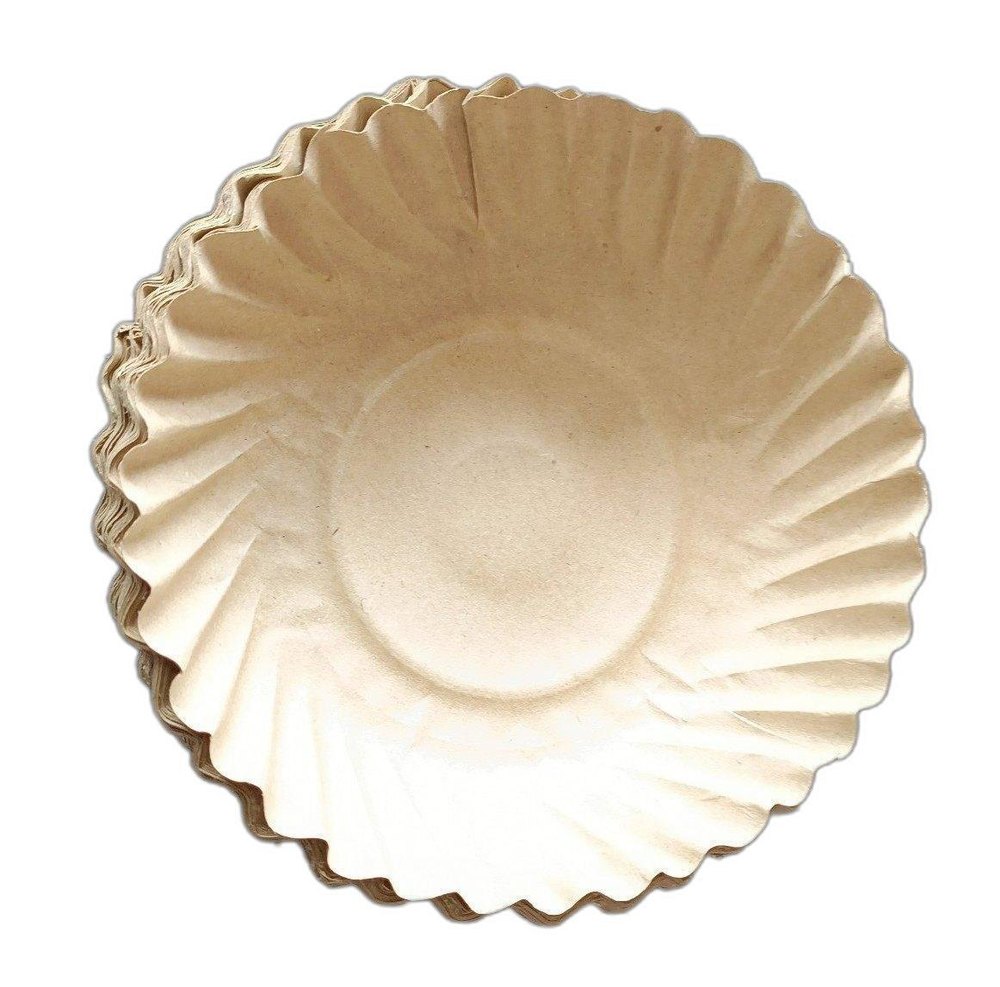 Release brown plate Disposable Paper Plate