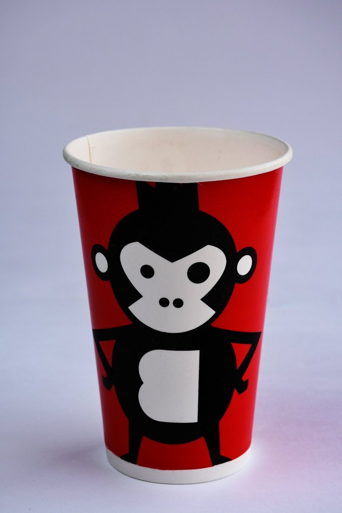 Printed Paper Glasses, 210 To 280 Gsm