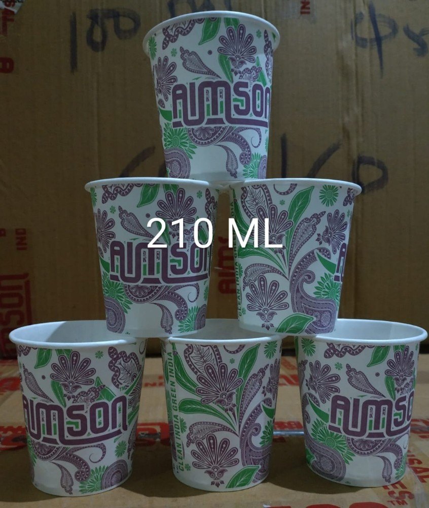 200 ML Printed 210ml Paper Glass