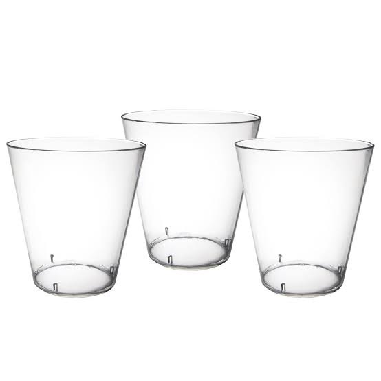 Transparent Plain Plastic Shot Glass