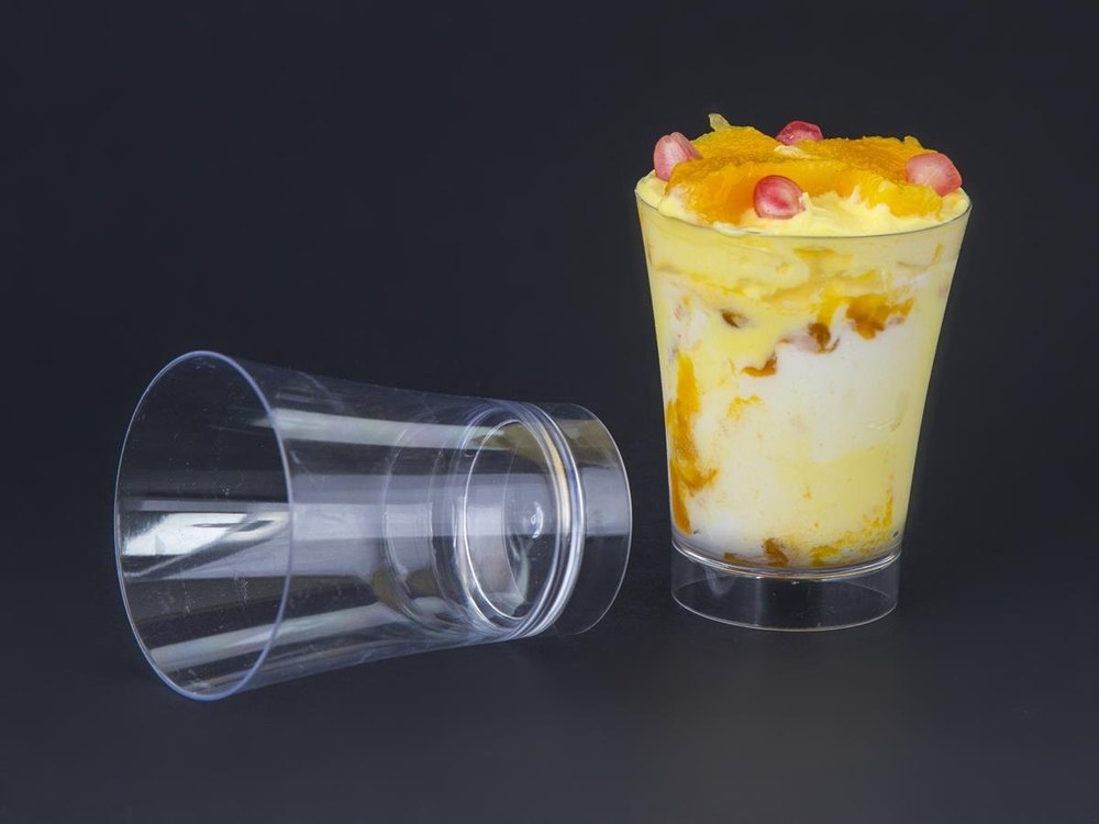 Transparent 70 ml PET Disposable PS Shot Glass