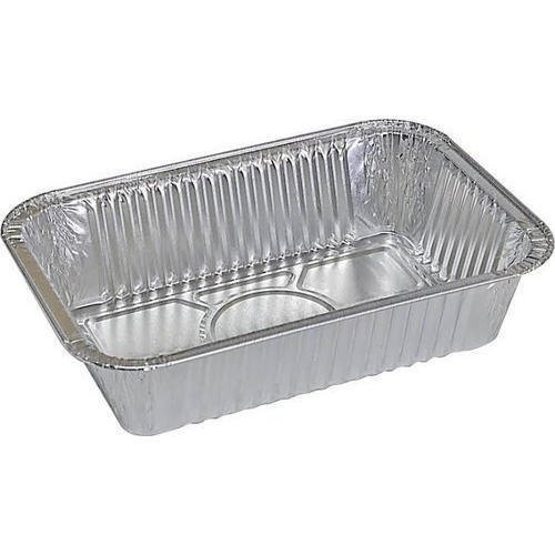 250 ml Rectangular Disposable Aluminum Food Container
