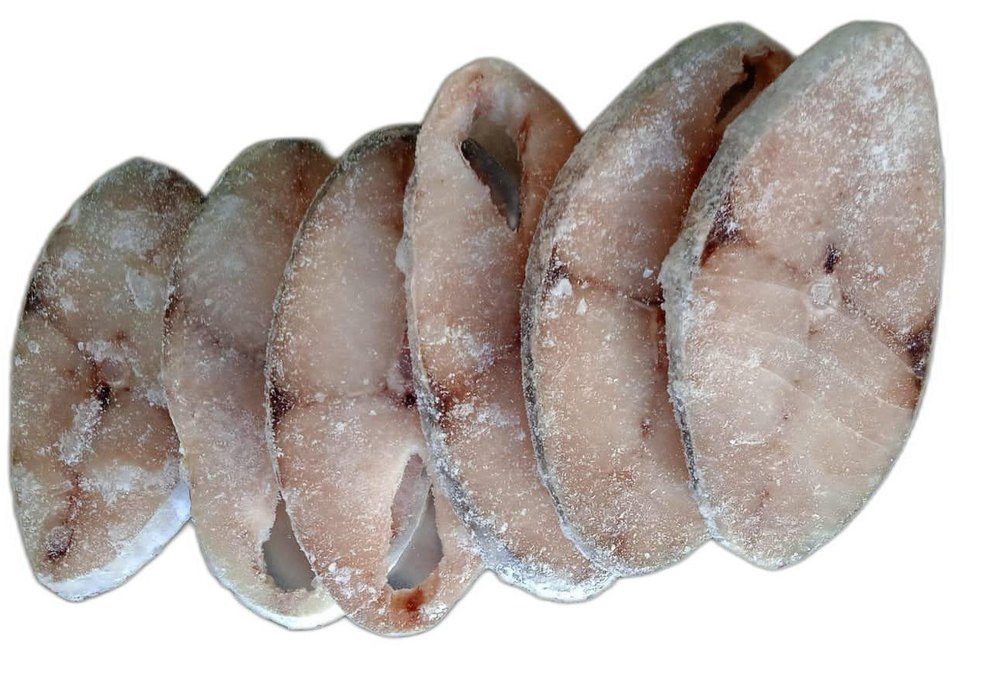 Silver Frozen Seer Fish Steaks, Packaging Type: Loose