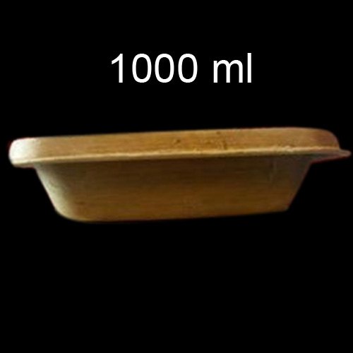 1000 Gm Rectangular Areca Leaf Box