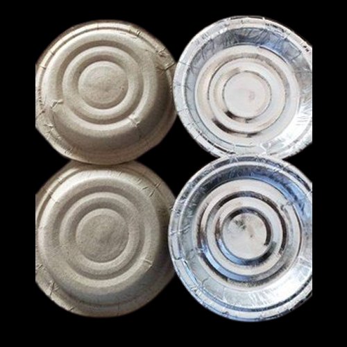 8 inch Round Silver Paper Plate