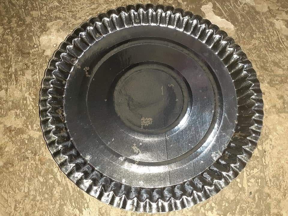 Silver Paper Disposable Plate