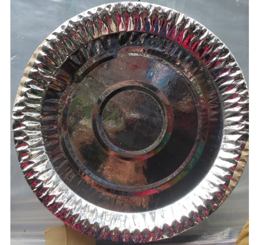 10inch Silver Foil Paper Plates