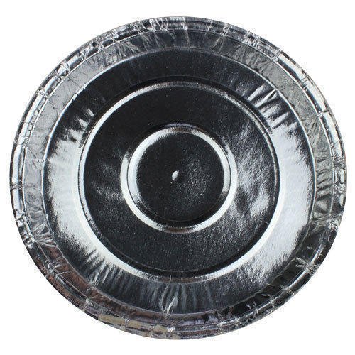 Silver Foil Paper Plate 150GSM for Event And Party Supplies