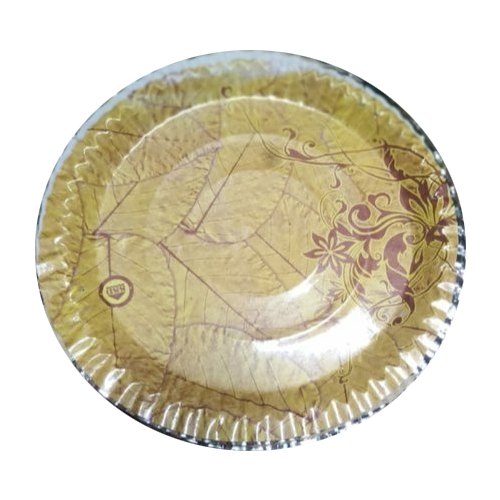 Printed 120 GSM Designer Paper Plate, Size: 12 Inch