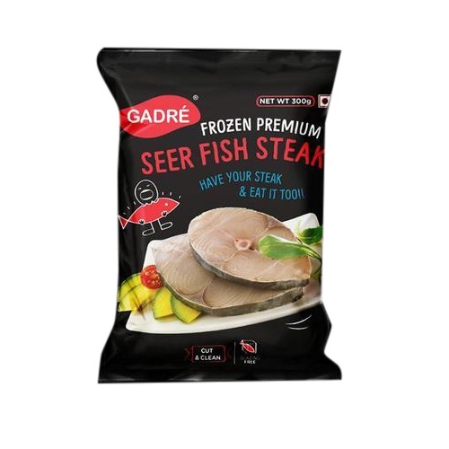 Seer Fish Steak, For Household , Packaging Type: Packet