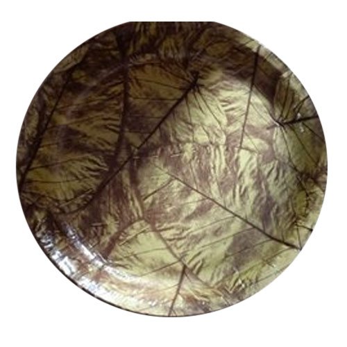 Printed Salpatta Design Paper Plate, Gsm: 150-180 Gsm