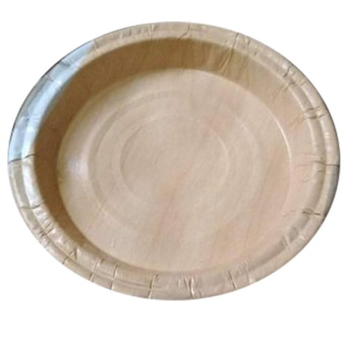Brown Plain Mica Paper Plate, For Event and Party Supplies, Size: 10 Inch