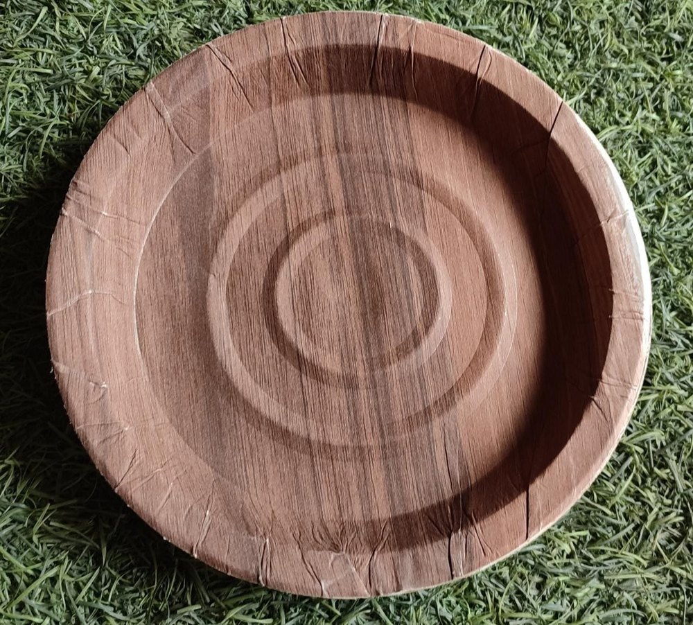 Brown Sunmica Paper Plate