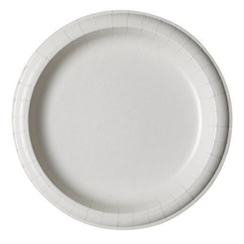Disposable White Paper Plate