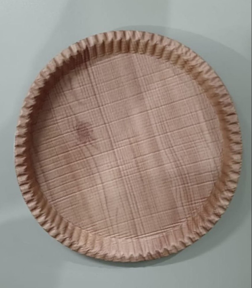 Plain Brown Mica Paper Plate, Paper Gsm: 80 Gsm