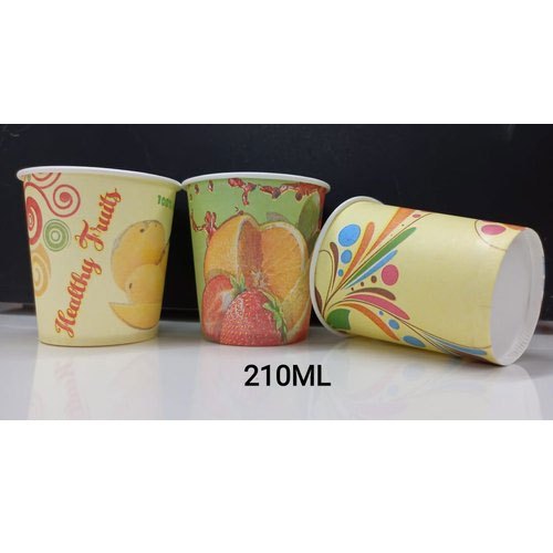 Printed 210 ML Eco Friendly Paper Cup, For Event and Party Supplies