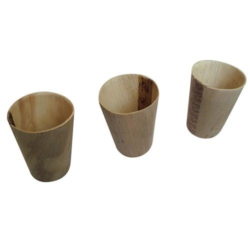 Brown Disposable Areca Leaf Cup, for Event and Party Supplies