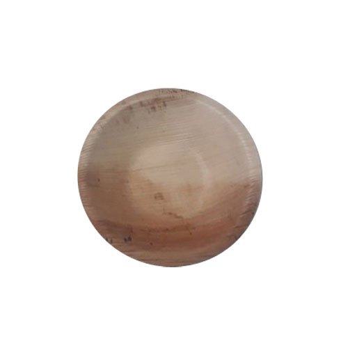 Plain Brown Areca Leaf Cup, Shape: Round, for Event and Party Supplies