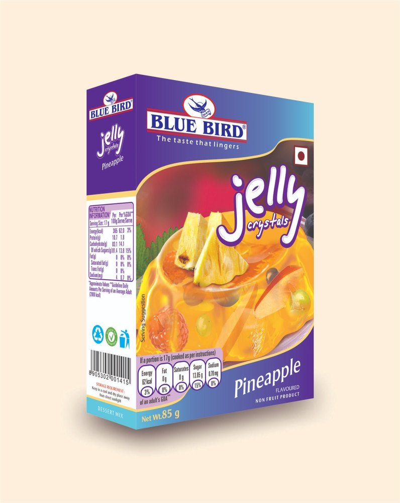Blue Bird Jelly Crystals 85g - Pineapple