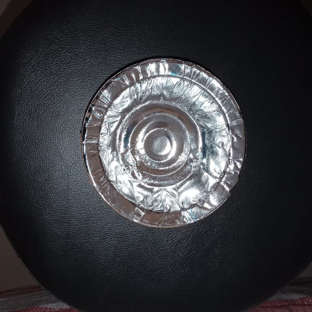 6 INCH Silver Paper Dona 120 Gsm