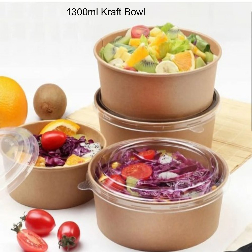 1300ml Kraft Paper Bowl