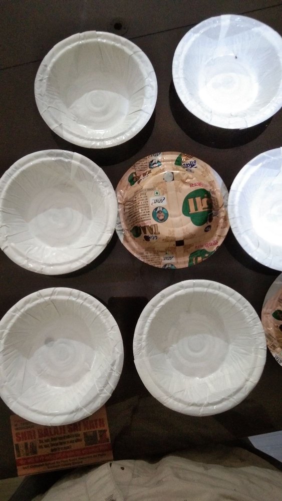 Bhopal Traders PE Coating Printed Paper Bowl, GSM: 100, Double Side