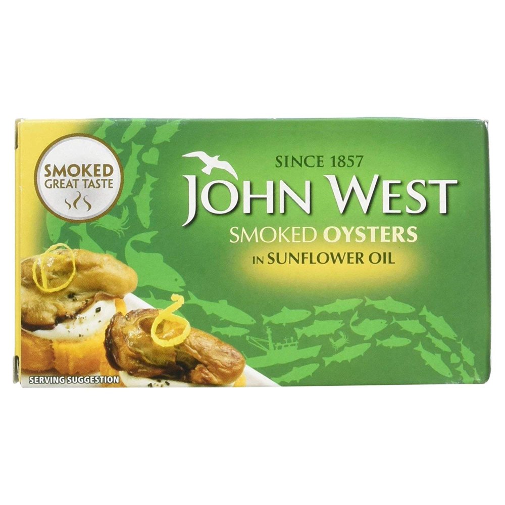 John West Smoked Oysters In Sunflower Oil for Hotel & Home, Packaging Type: Box