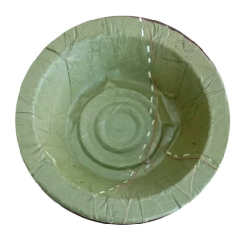 Round Small Sal Leaf Bowl, Features: Disposable, Size: 4 Inch