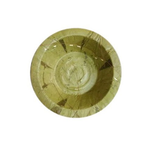 Green 7 Inch Sal Leaf Bowl, Size: 7 Inches, for Party Supplies