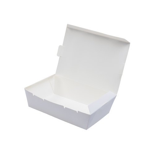 White 14X9 Inch Disposable Paper Box