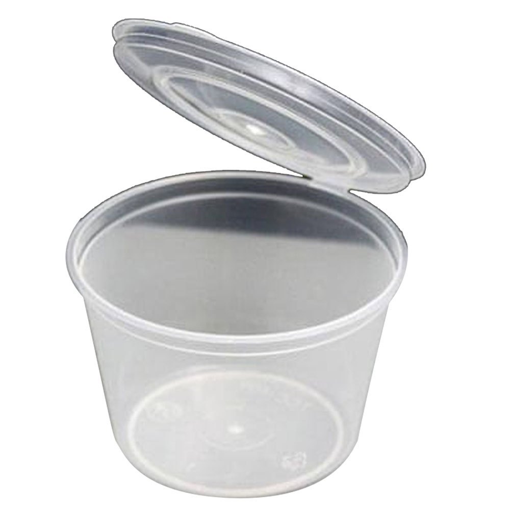 Plastic Moisture Proof 50ml Hinged Container, For Food