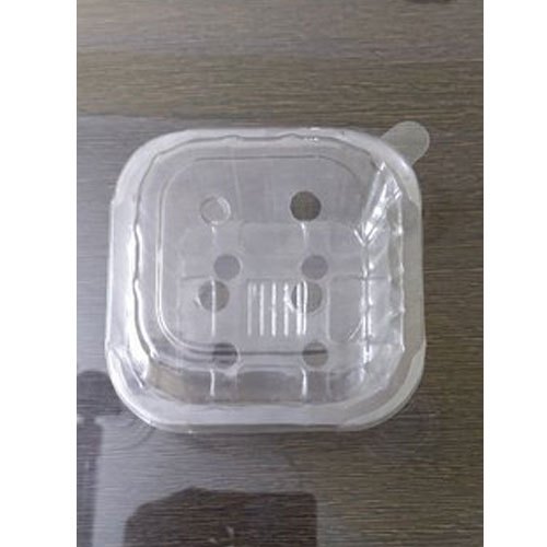 Transpernt Strawberry Punnet Food Packaging Tray, Capacity: 200-250gram