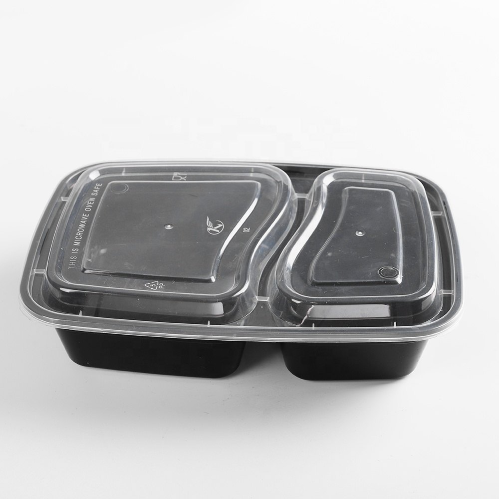 Black Disposable Lunch Boxes, For Event and Party Supplies