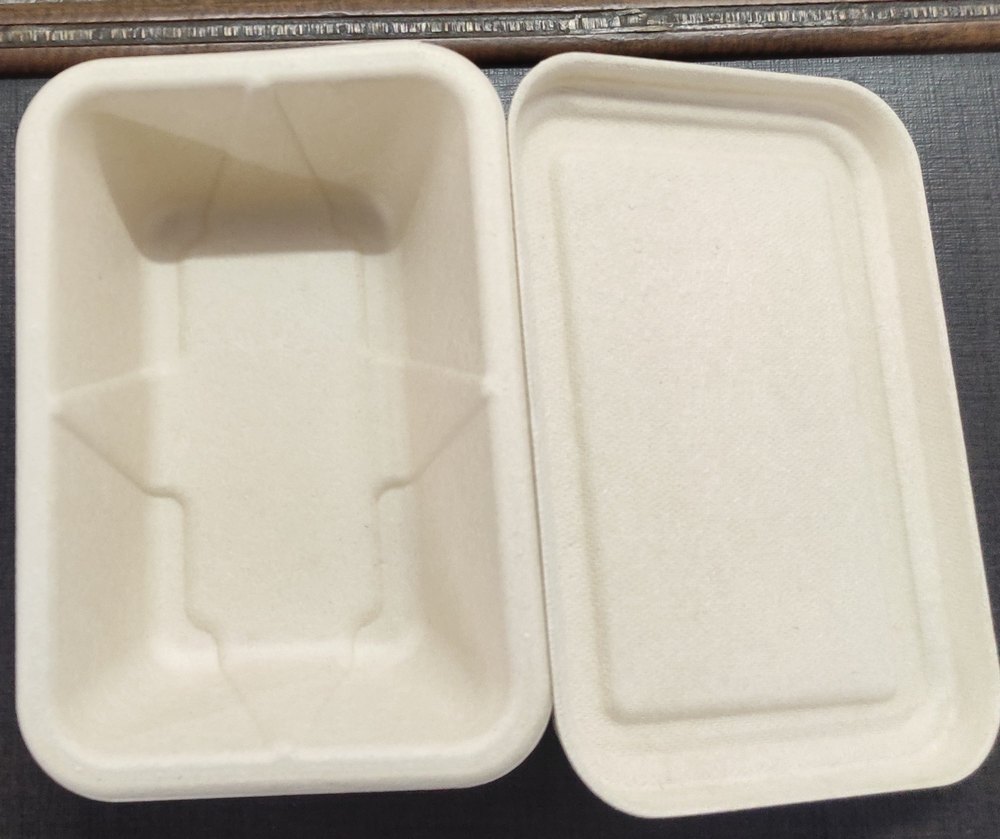 Peach Bamboo Fibre Lunch Box