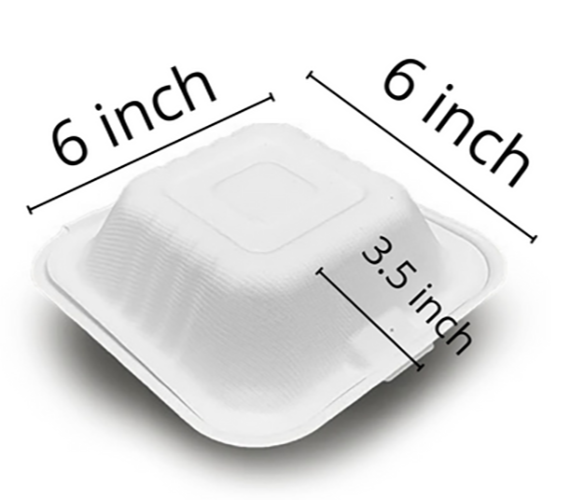 Jamboree Paper 6 inch Bento Cake Box (Clamshell Container), For Bakery