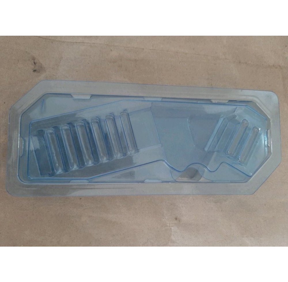 Transparent Plastic Die Moult Pvc Blister Box, Thickness: 5mm
