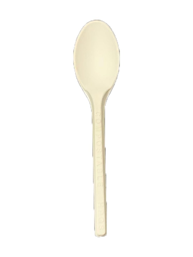 White Disposable Plastic Spoon, For Event and Party Supplies, Size: 4inch (length)