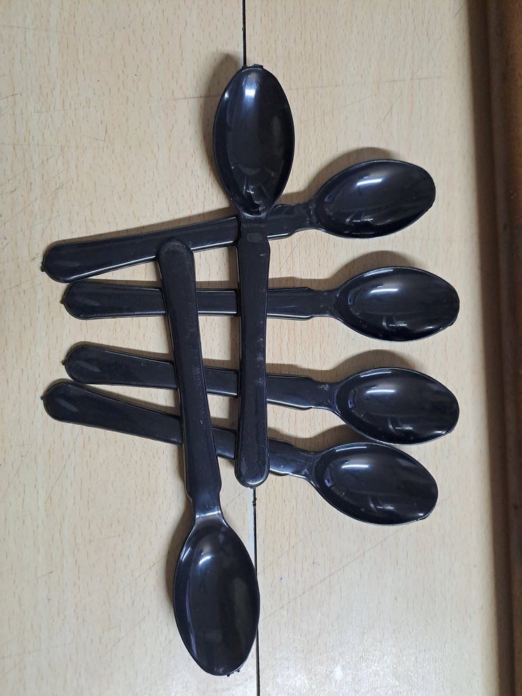 Plastic White Disposable Spoon