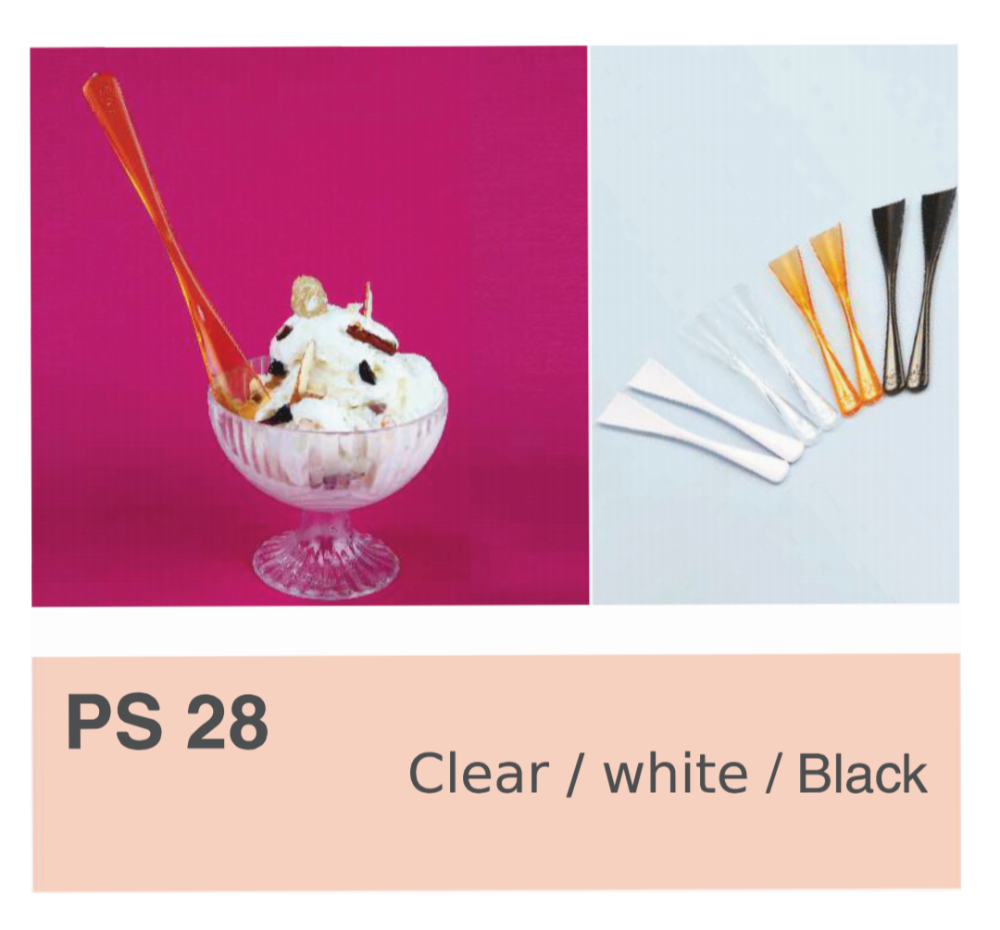Plastic Ice Cream Spoon, For Event And Party Supplies