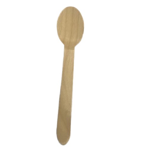 Brown Wooden Ice Cream Spoon
