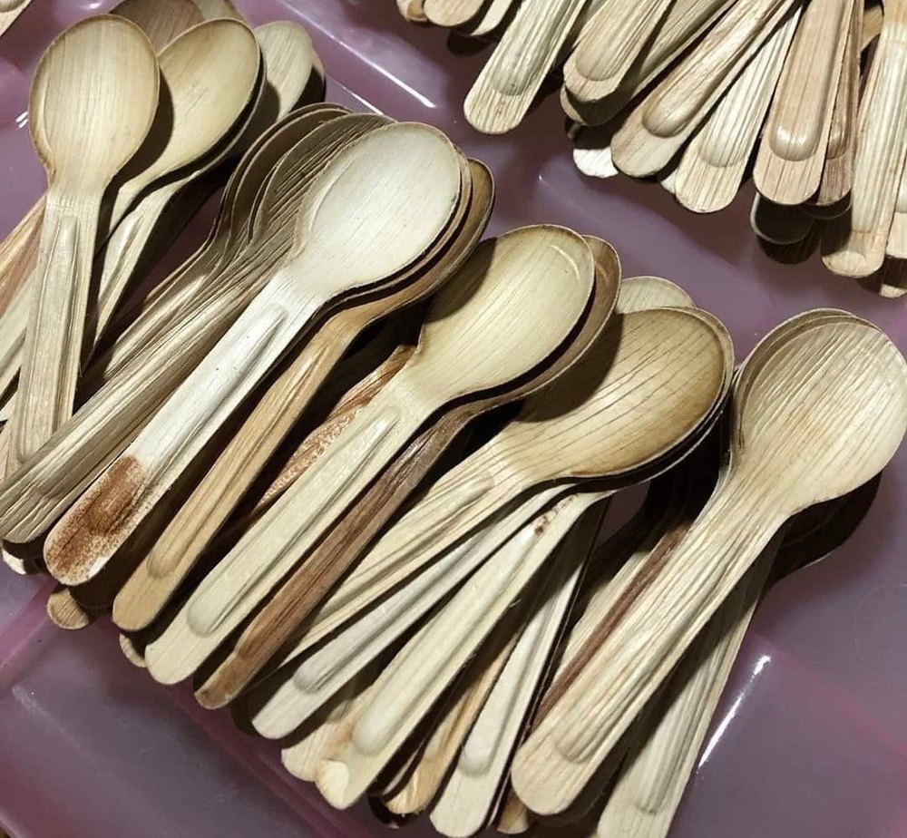 1000 Spoons Natural Areca Leaf Spoon