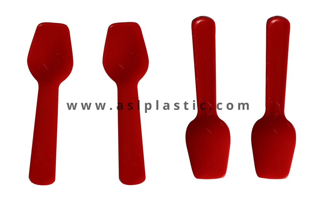 Plastic Ice Cream Spoon