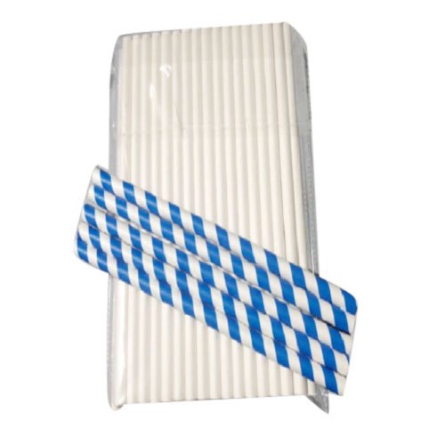 Classic Paper Straws, 100 Pieces, Size: 6mm, 8mm And 10mm