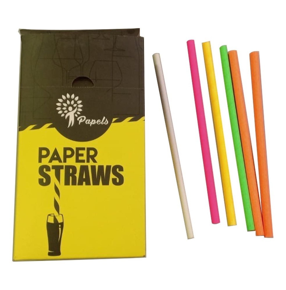 Papels Disposable Paper Drinking Straw, For Event and Party Supplies