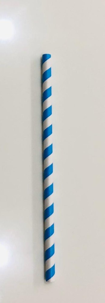 Colorful Biodegradable Striped Paper Drinking Straw