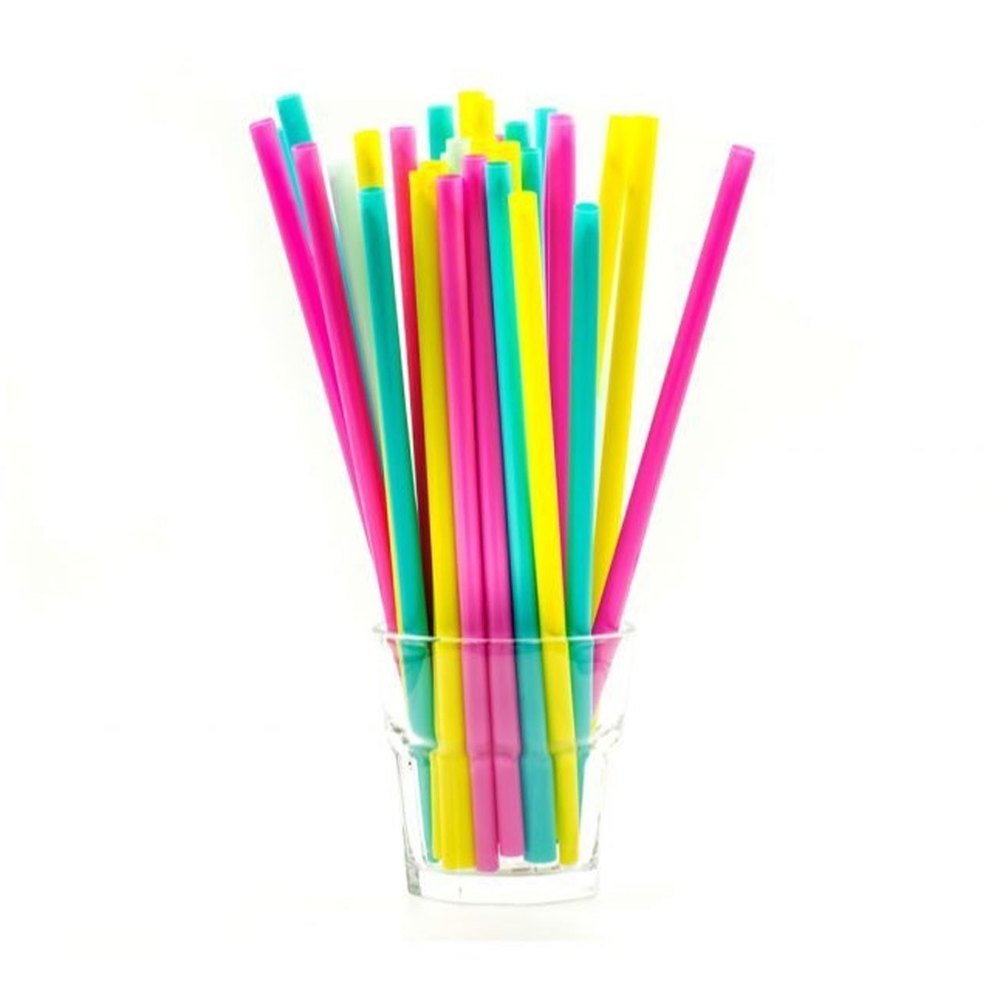 Plain 70mm Drinking Plastic Straws, For Event and Party Supplies