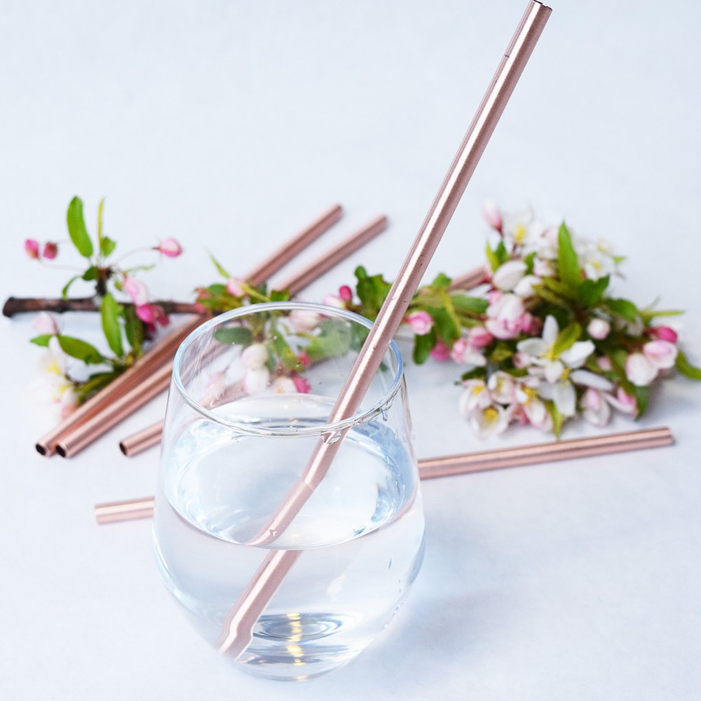 Copper Straws For Event and Party Supplies