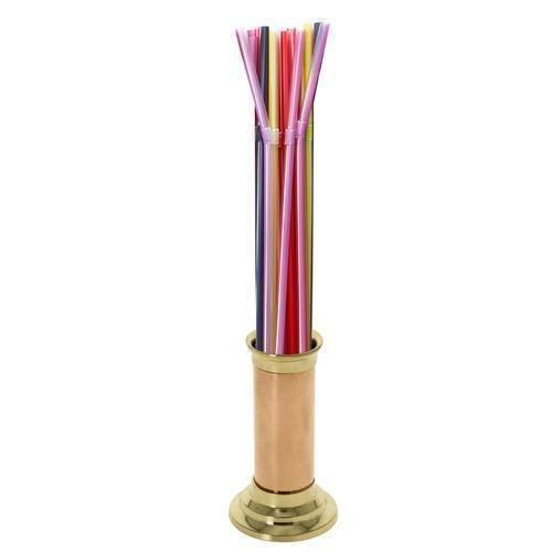 Original Copper Brass Straw Holder, For Hotel, Packaging Type: Box