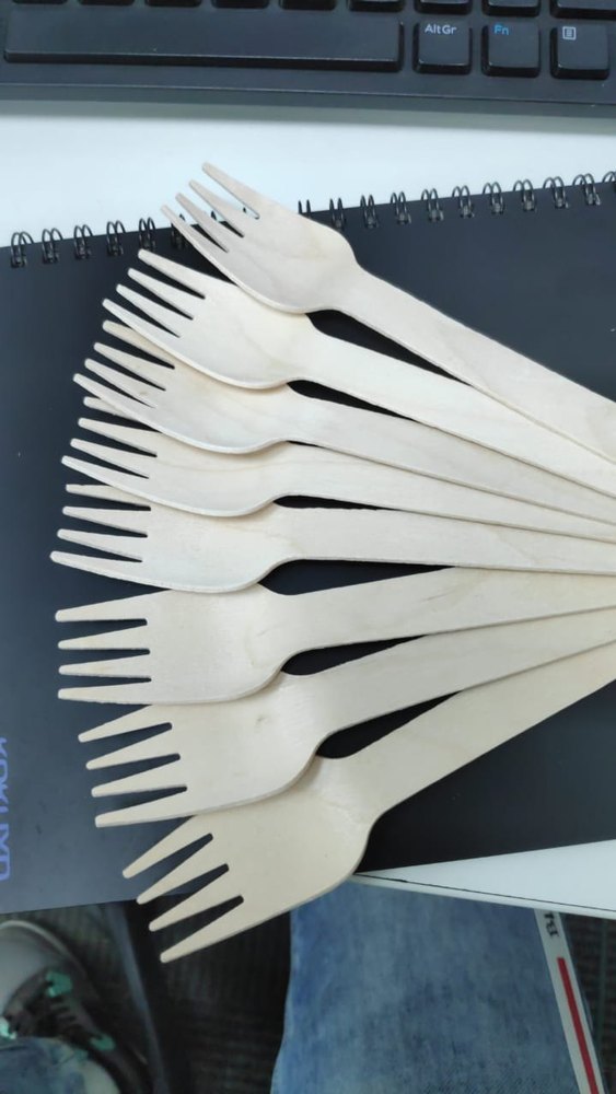 Disposable Wooden Fork, Packaging Type: Packet