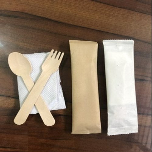 Natural Magic Eco Wooden Disposable Cutlery, For Event and Party Supplies, Size: 70mm X 210mm